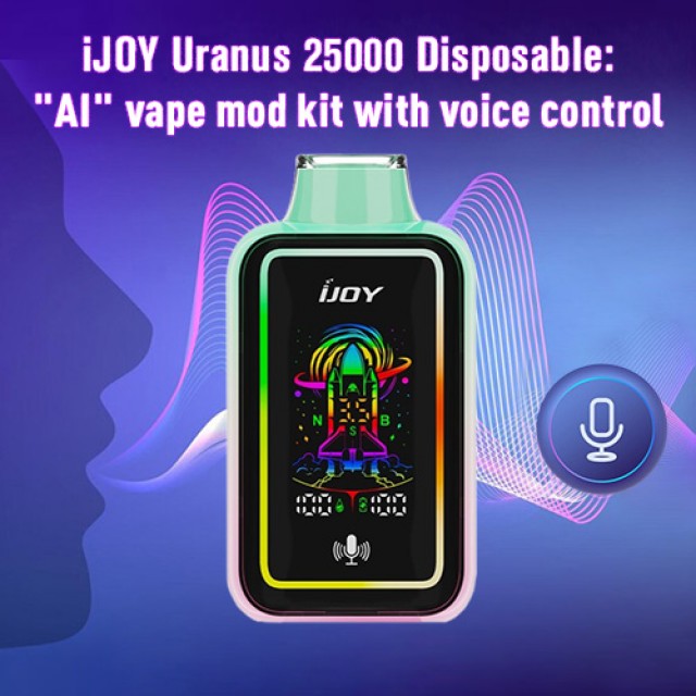iJOY Uranus 25K Review: AI Vape Mod Kit with Voice Control