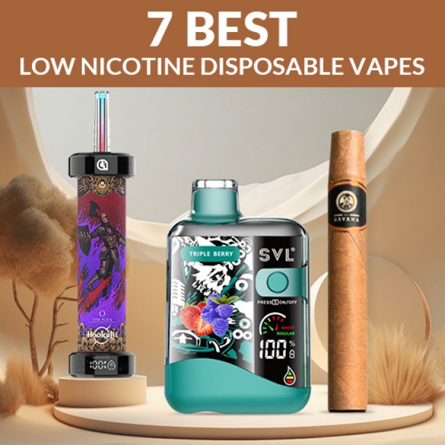7 Best Lower Nicotine Disposable Vapes