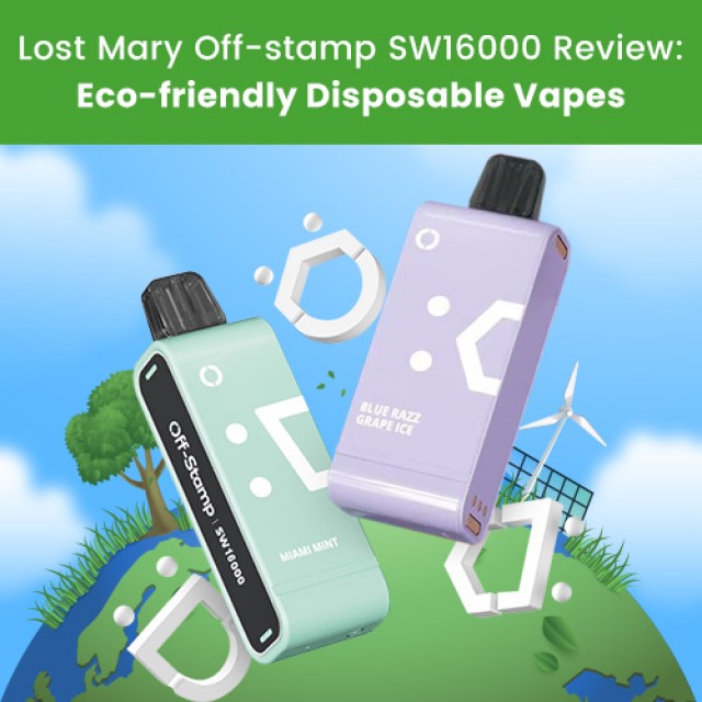 Lost Mary Off-stamp SW16000 Review: Eco-friendly Disposable Vapes
