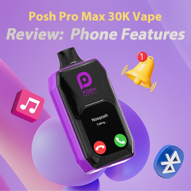 Posh Pro Max 30K Vape Review: Phone Features