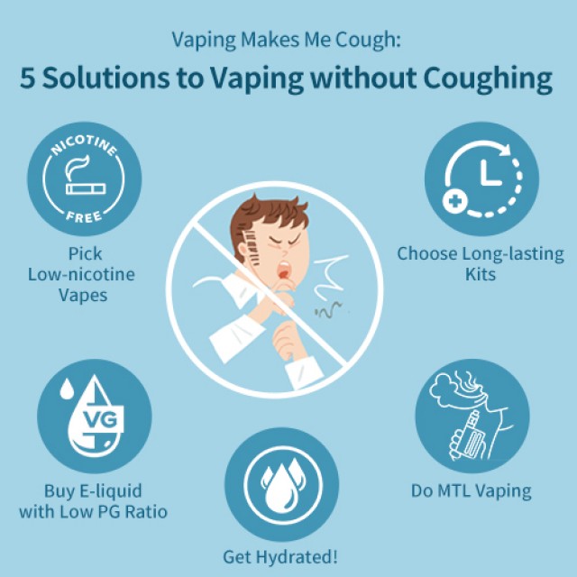 Vaping Makes Me Cough: 5 Solutions to Vaping Without Coughing