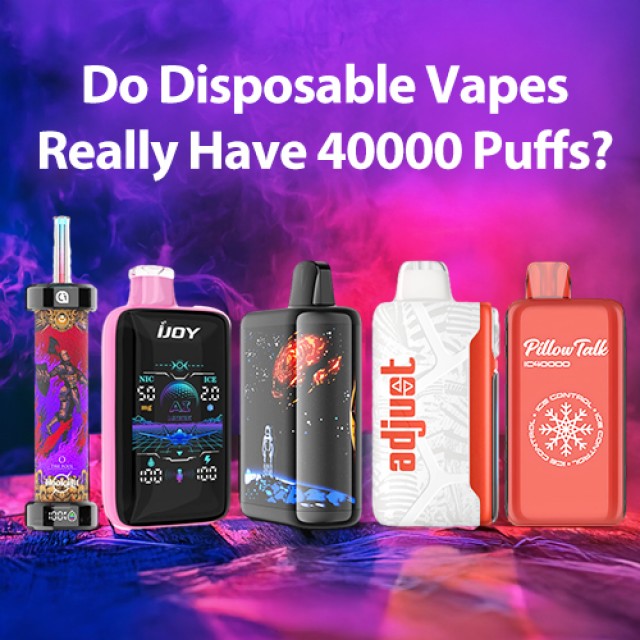 Do Disposable Vapes Have 40000 Puffs?