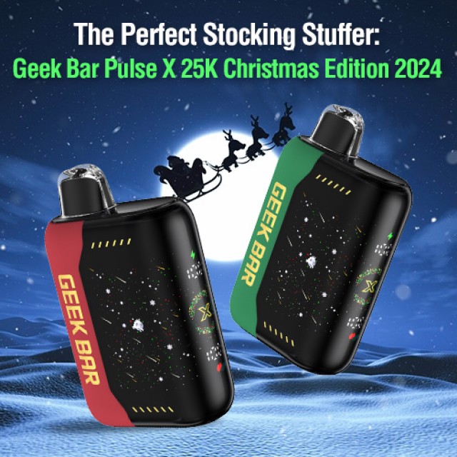 Geek Bar Pulse X 25K Christmas Edition Review: The Perfect Stocking Stuffer