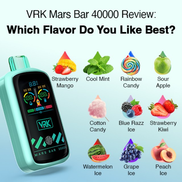 VRK Mars Bar 40000 Review - Which Flavor Do You Like Best?