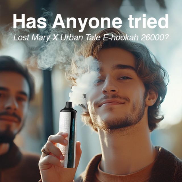 Has Anyone tried Lost Mary X Urban Tale E-hookah 26000?
