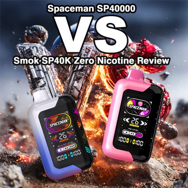 Spaceman SP40000 VS Smok SP40K Zero Nicotine Review
