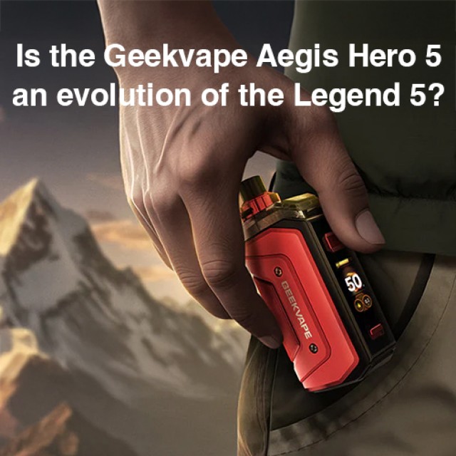 Is the Geekvape Aegis Hero 5 an evolution of the Legend 5?
