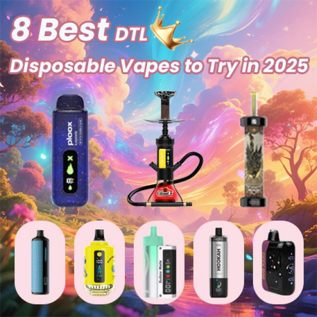 8 Best DTL Disposable Vapes to Try in 2025