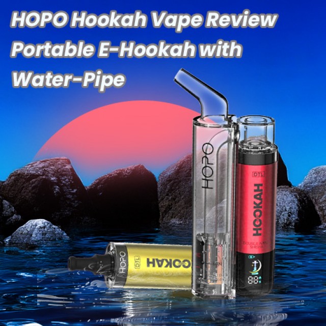 HOPO Hookah Vape Review – Portable E-Hookah with Water-Pipe