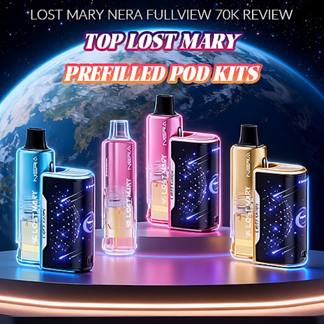 Lost Mary Nera Fullview 70K Review - Top Prefilled Pod Kits
