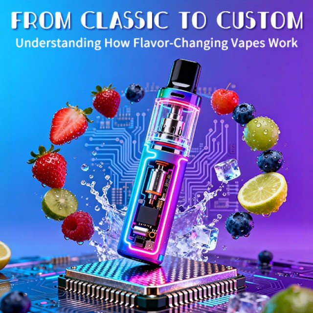 From Classic to Custom: How Flavor-Changing Vapes Work