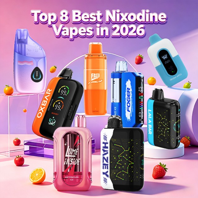 Top 8 Best Nixodine Vapes: The Future of Tobacco-Free Vaping in 2026