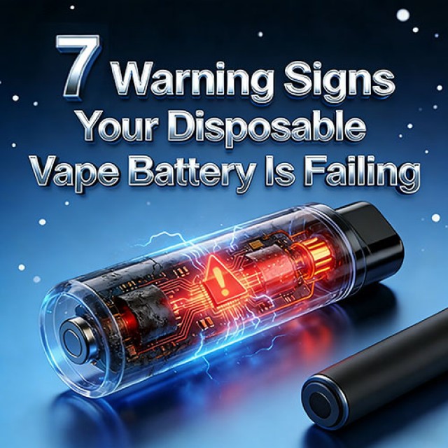 7 Warning Signs Your Disposable Vape Battery Is Failing