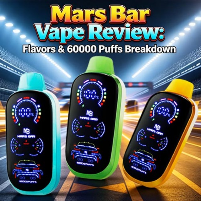 Mars Bar Vape Review: Flavors & 60000 Puffs Breakdown