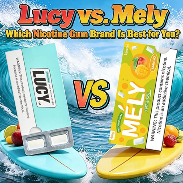 Lucy vs. Mely: Which Nicotine Gum Brand Is Best for You?