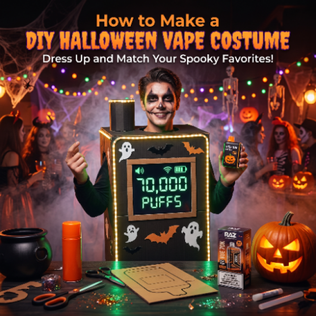 How To Make a Halloween Disposable Vape Costume?