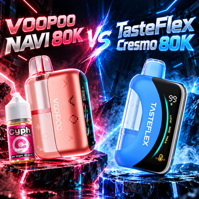 VOOPOO NAVl 80K VS TasteFlex Cresmo 80K
