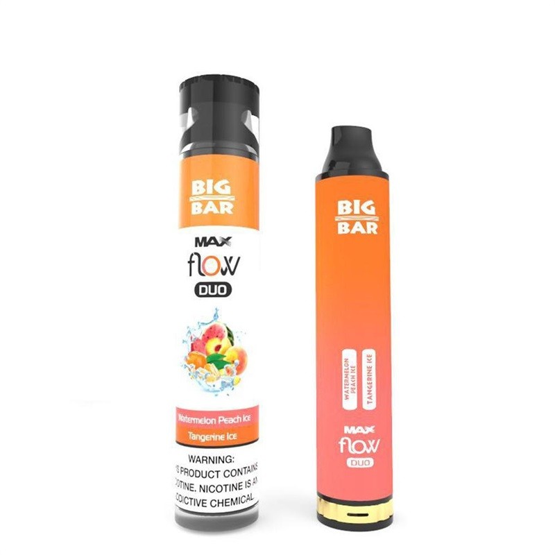 bigbar max flow duo disposable Watermelon Peach Ice & Tangerine Ice
