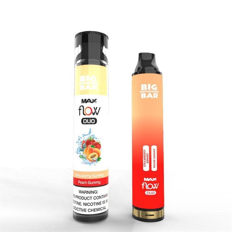 bigbar max flow duo disposable Strawberry Gummy & Peach Gummy