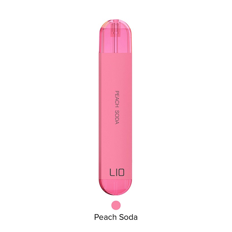 ijoy lio nano disposable vape kit peach soda
