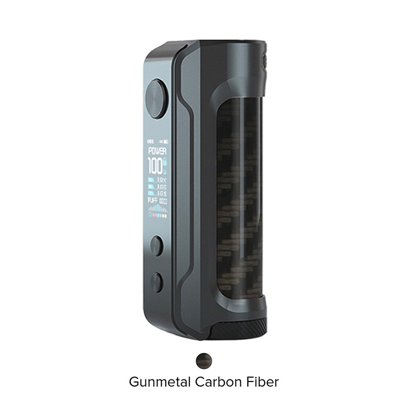 obs engine 100w box mod gunmetal carbon fiber
