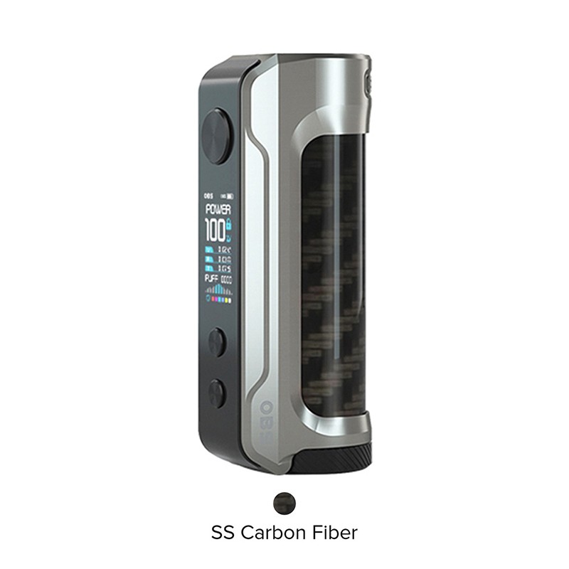 obs engine 100w box mod ss carbon fiber