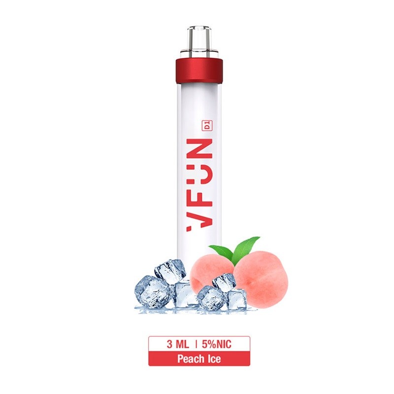 quawins vfun d1 disposable vape peach ice
