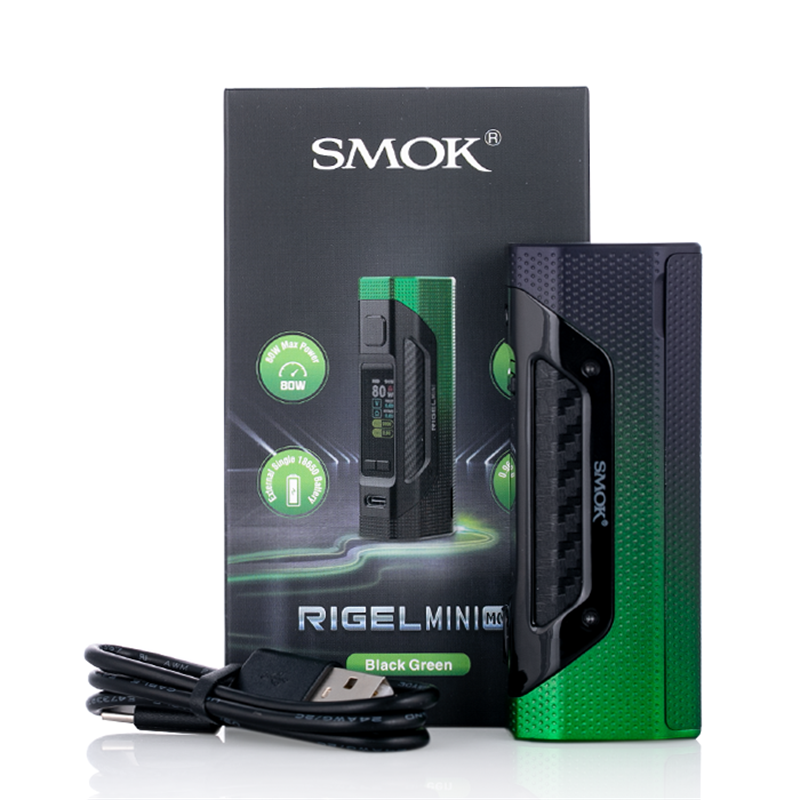 smok rigel mini 80w box mod packaging