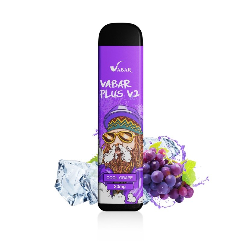 vabar plus v2 disposable vape COOL GRAPE