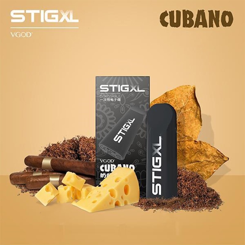 vgod stig xl disposable pod Cubano-6% Nic Salt
