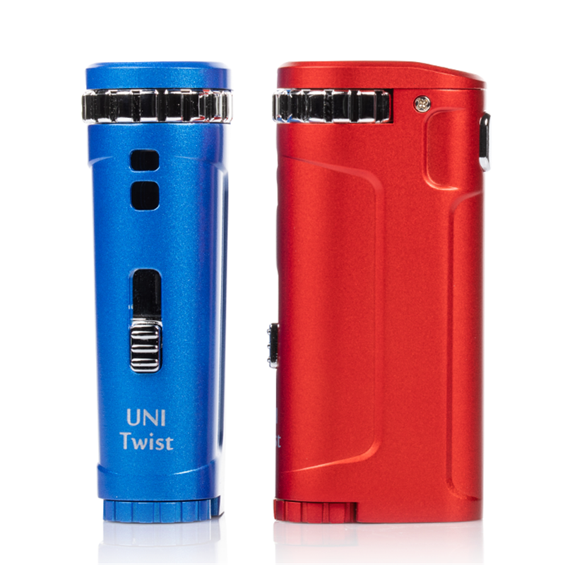 yocan uni twist vaporizer box mod front side