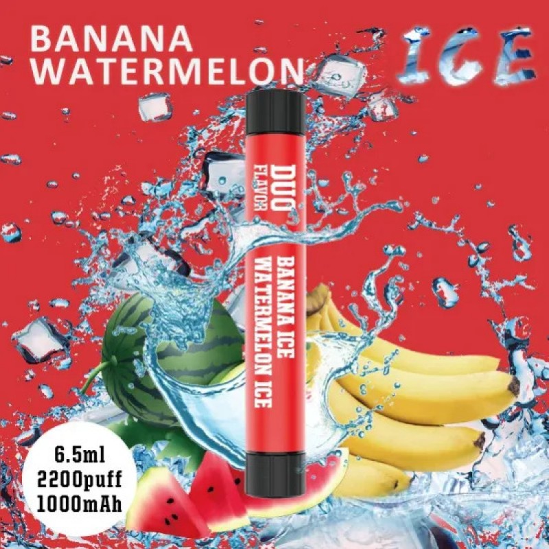 Hugo vapor SUPRO V Disposable Vape Kit  Banana Watermelon