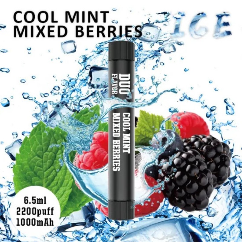 Hugo vapor SUPRO V Disposable Vape Kit Cool Mint Mixed Berries