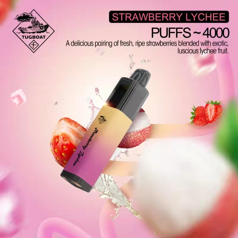 TUGBOAT 4000 strawberry lychee