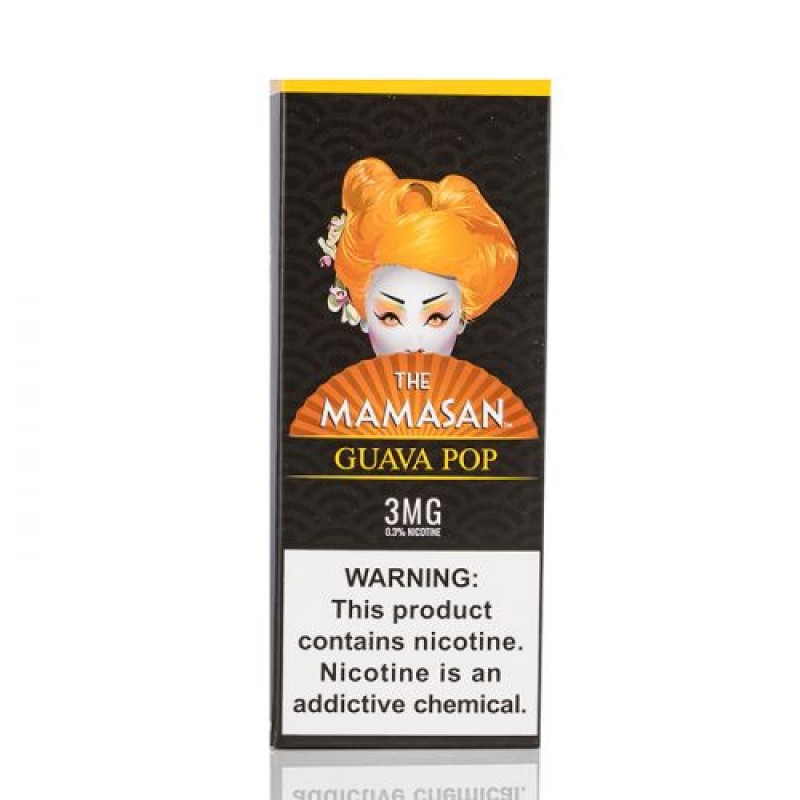 The Mamasan Guava Pop E-juice 100ml box