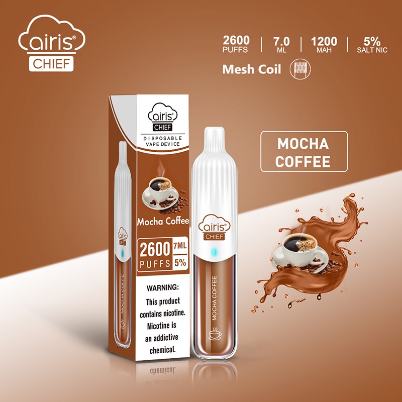 Airis Chief Disposable Vape Pen Device 2600 Puffs 1200mAh13