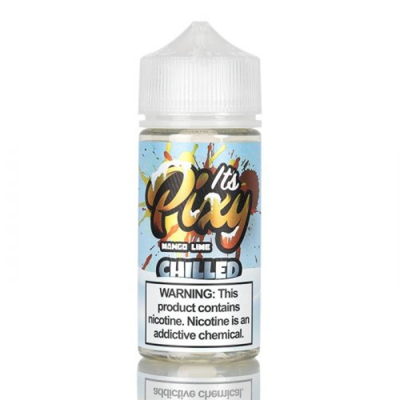 Shijin Vapor Its Pixy Mango Lime CHILLED E-Juice bottle