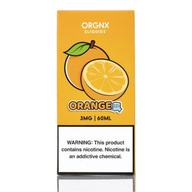 Orgnx Eliquids Orange Ice E-Juice box