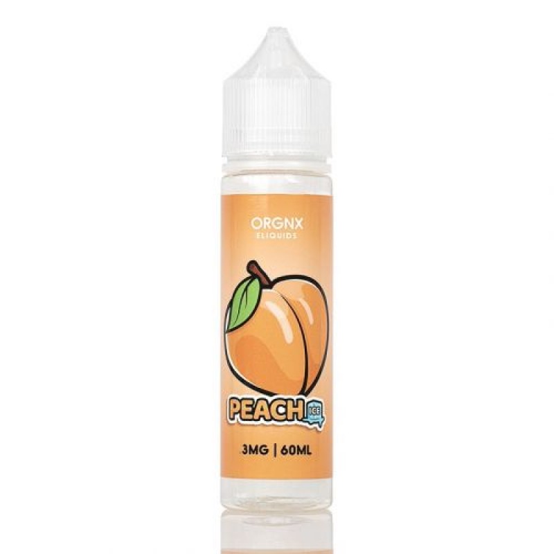Orgnx Eliquids Peach Ice E-Juice bottle