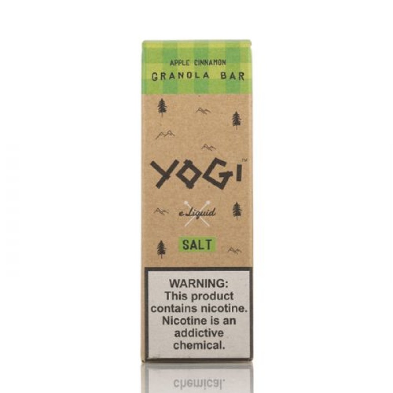 Yogi Salts Apple Cinnamon Granola Bar E-juice box