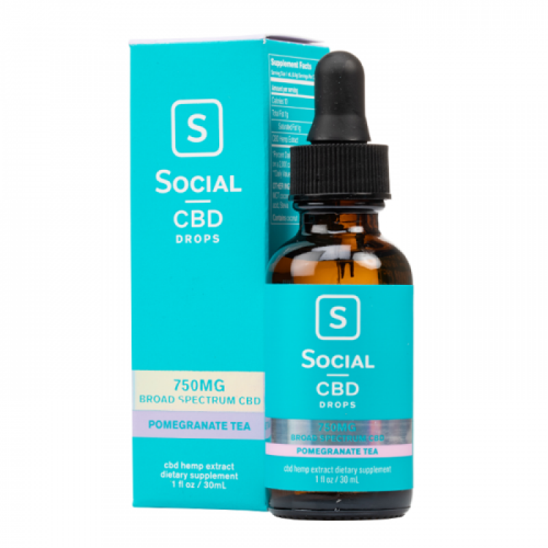 Social CBD Pomegranate Tea