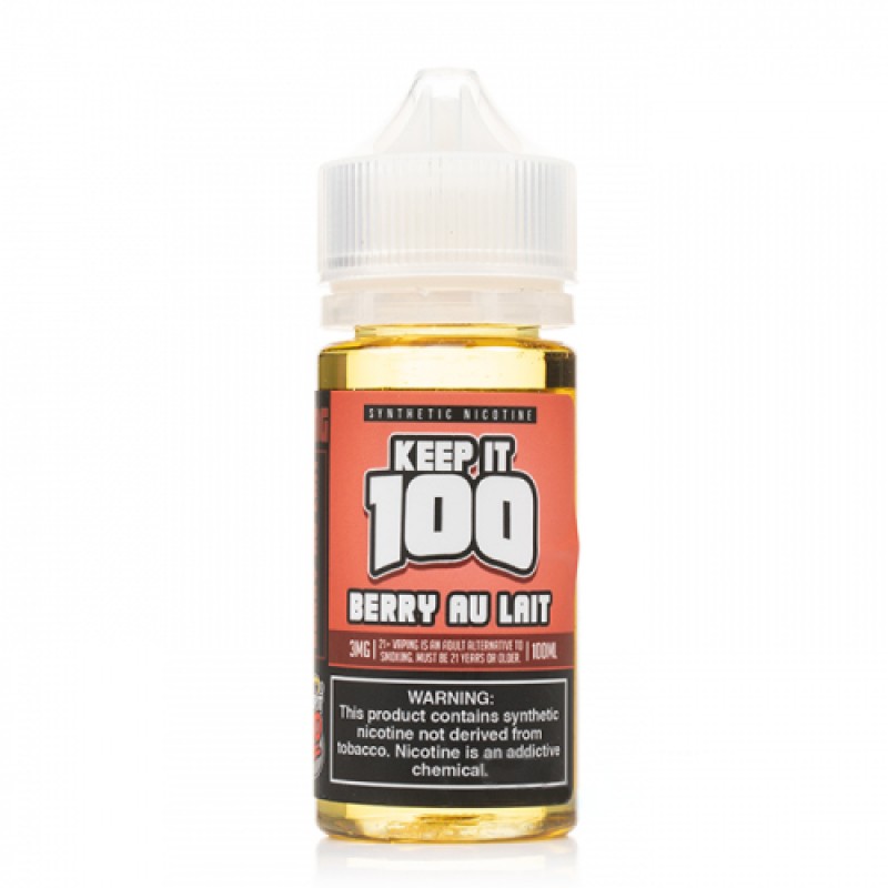 Keep It 100 Berry Au Lait E-juice 100ml bottle