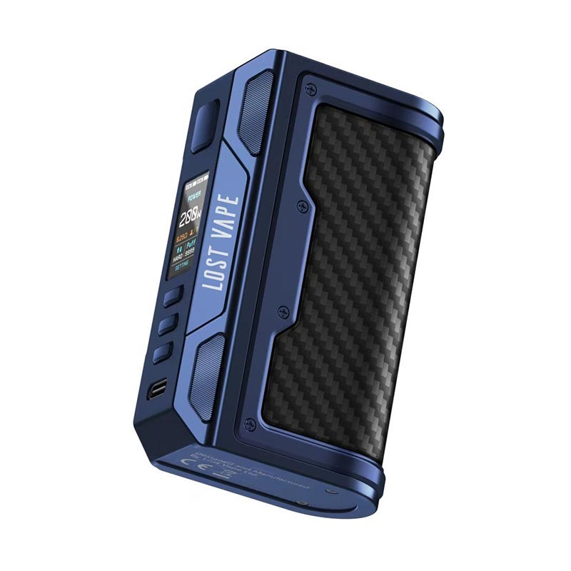 Blue Carbon Fiber Lost Vape Thelema Quest