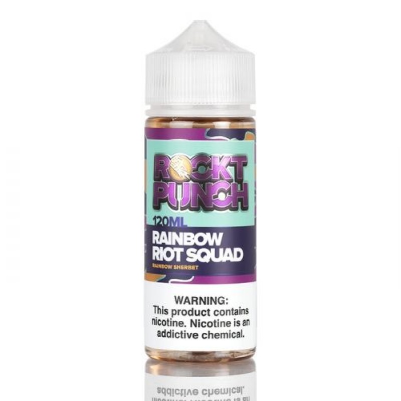 Rockt Punch Rainbow Riot Squad E-juice 120ml bottle