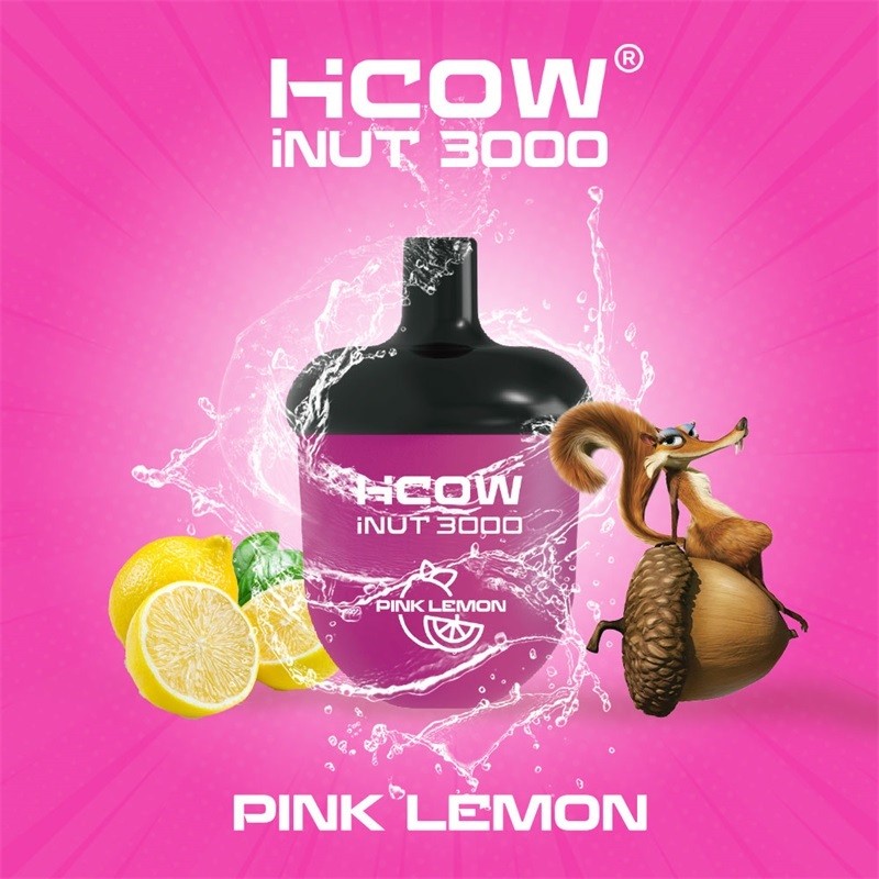 Pink Lemon HCOW iNut 3000 Disposable