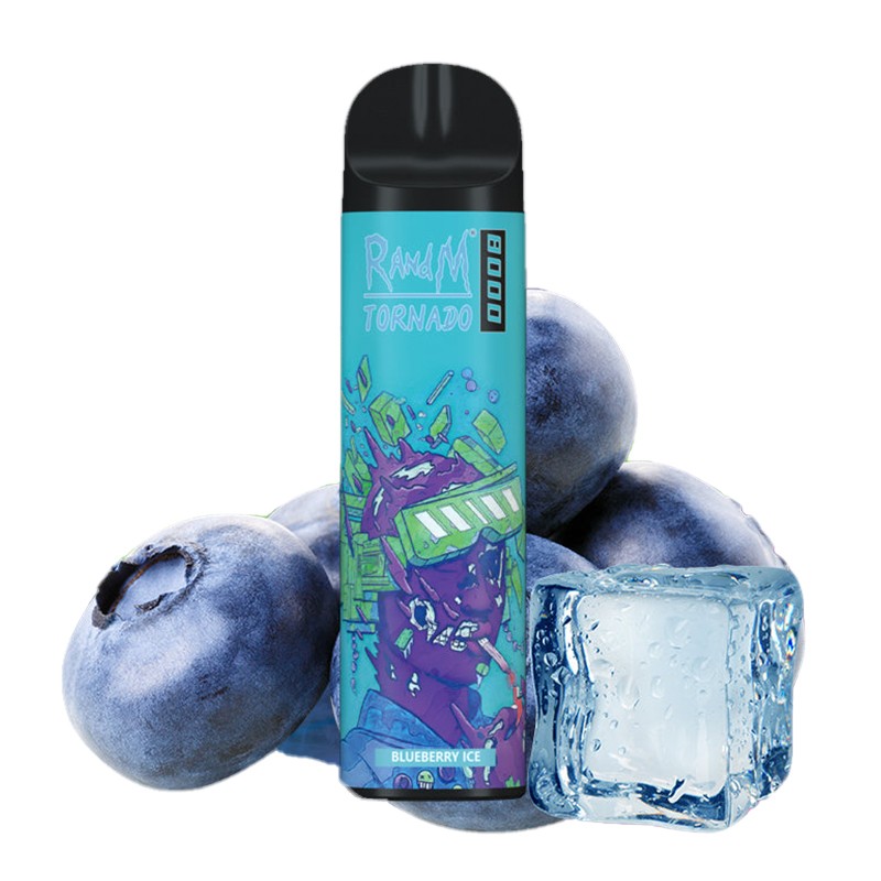 blueberry ice R and M Tornado 8000 Rechargeable Disposable Kit