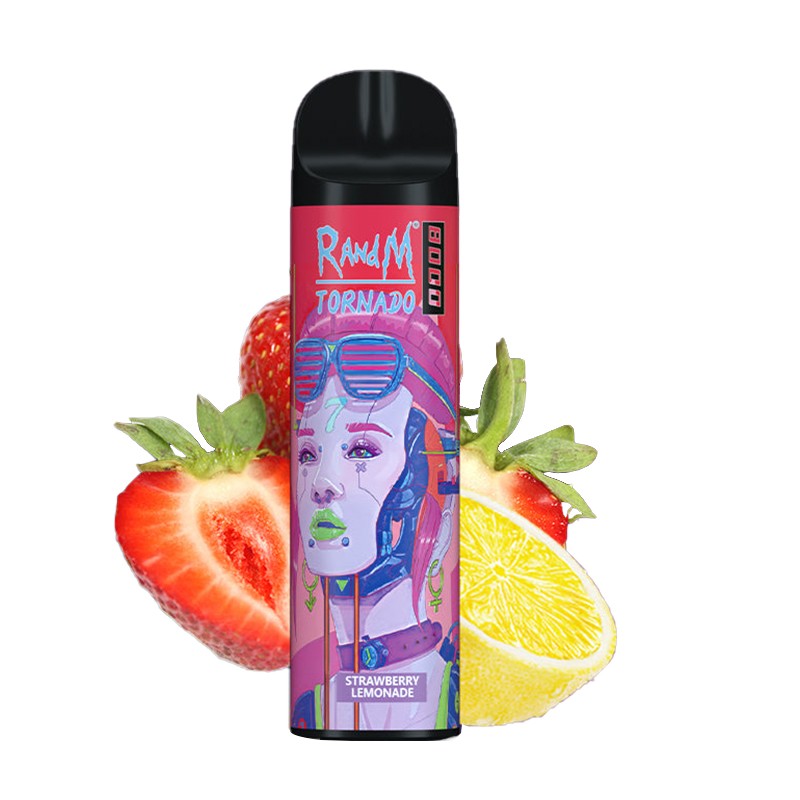 strawberry lemonade R and M Tornado 8000 Rechargeable Disposable Kit