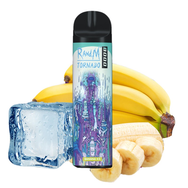 banana ice R and M Tornado 8000 Rechargeable Disposable Kit