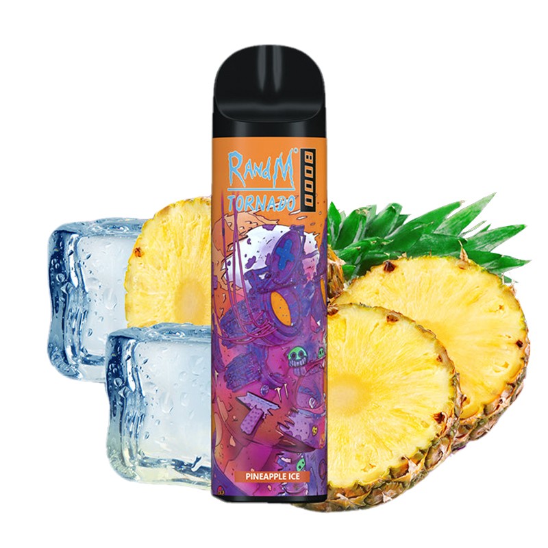 pineapple ice R and M Tornado 8000 Rechargeable Disposable Kit