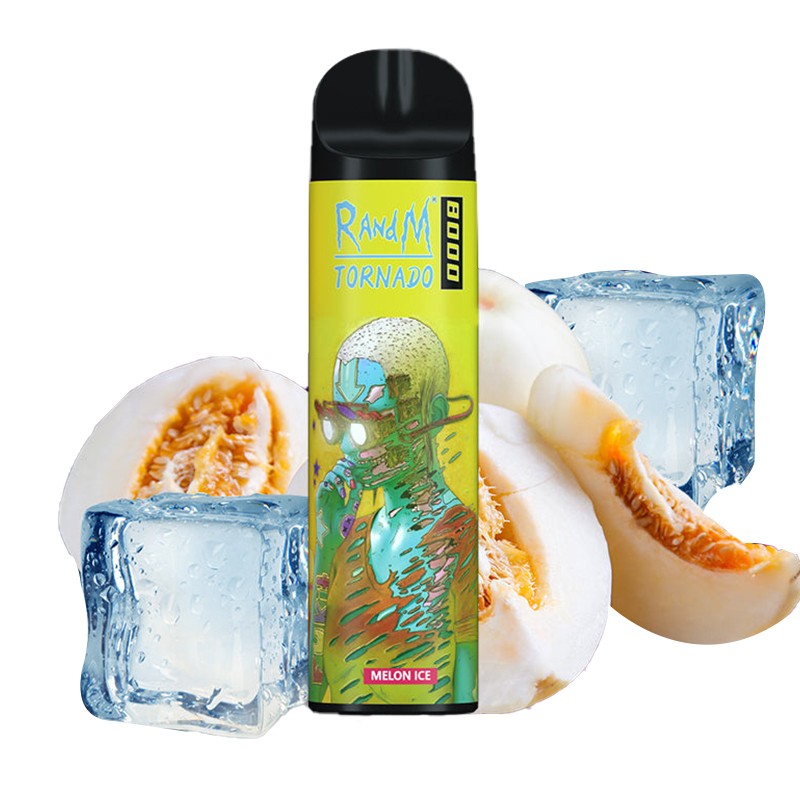 melon ice R and M Tornado 8000 Rechargeable Disposable Kit